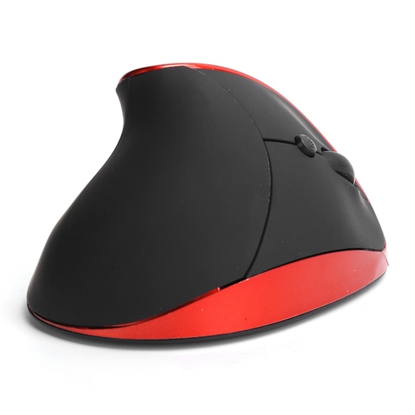 Optisk Vertikal Mus Trådløs 3. Generasjon Høyre Hånds Ergonomisk Grep Kontor Gaming Datamus Rød