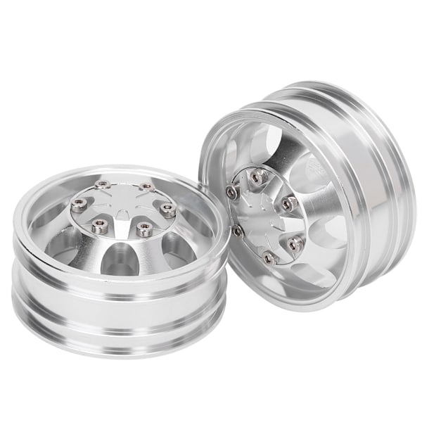RC-perävaunun etu- ja takapyörän vanteet navalla 7 säteellä Tamiya 1/14 traktorikuorma-autolle etupyörän vanteet