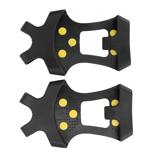 Is Pigge Spikes Brodder AntiSlip 10 ståldubbar Gå Traction Sne Grips Cramps(L (3942))