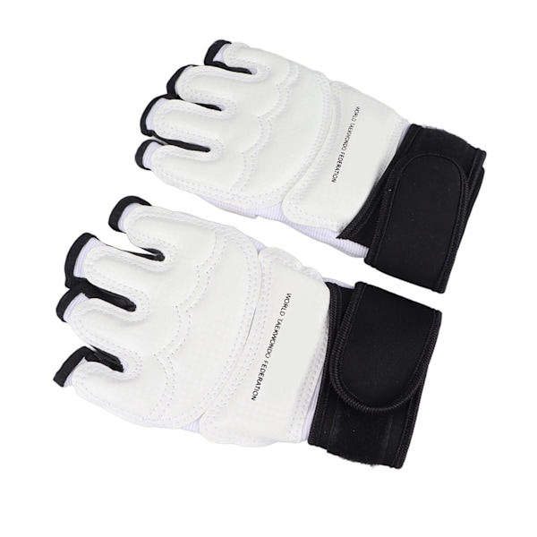 Half Finger Boxing Gloves Adjustable Comfortable for Kickboxing Fighting Punch Bag Workout M