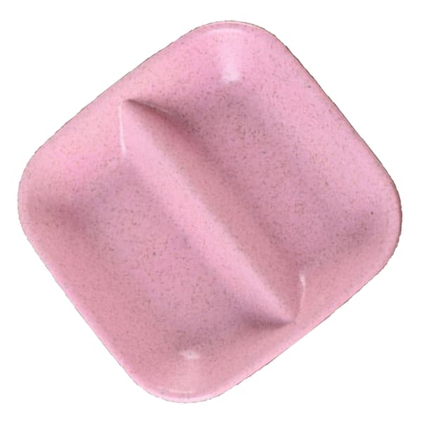Dip Bowl Wheat Straw Divided Compact Practical Dipping Sauce Dish for Home Kitchen Pink