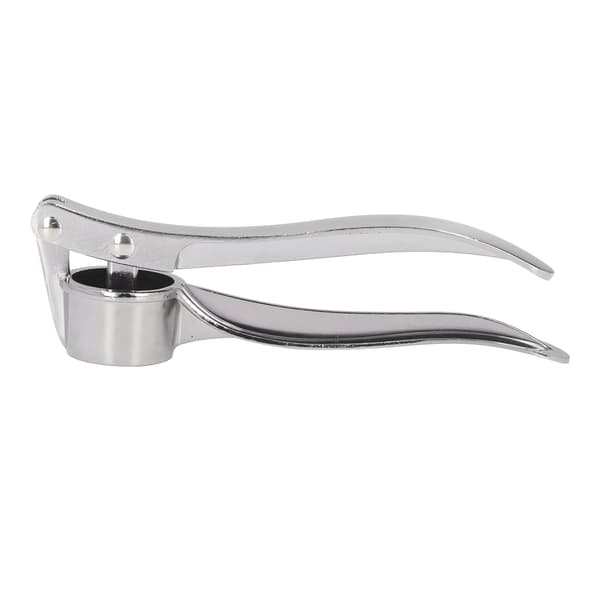 Garlic Press Crusher Handheld Ginger Mincer Tool Zinc Alloy Ergonomic Handle Rustproof for Home Kitchen