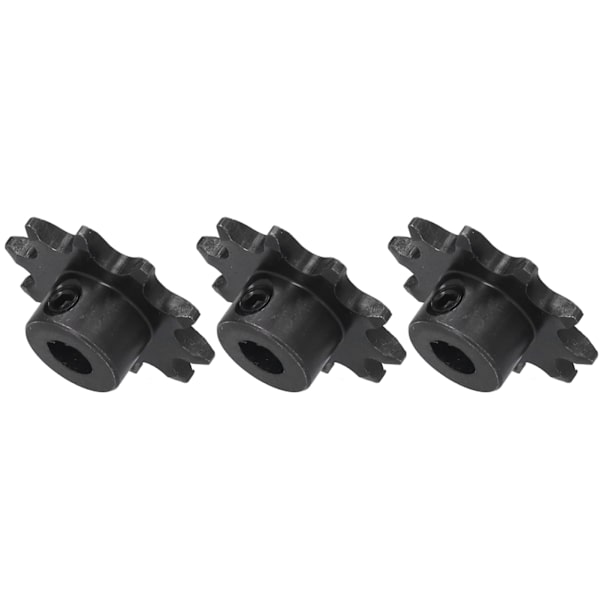 3 stk Stål Kædehjulsæt 8 mm Pitch 6 mm D Hul 10 Tænder 5307-1006-0010