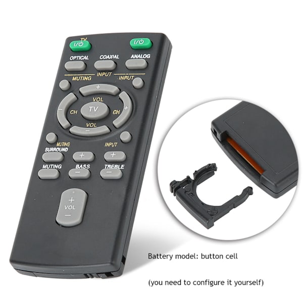 Sony Bar Universal Fjernkontroll RM-ANU159 Erstatning