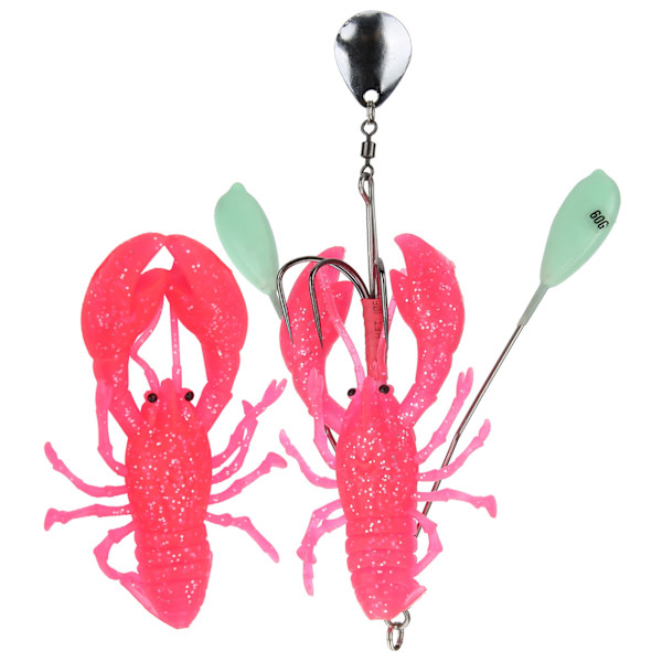 Kunstig Simulering Stor Hummer Lokke Agnet Dyphavs Trolling Fiske Tilbehør Rosa