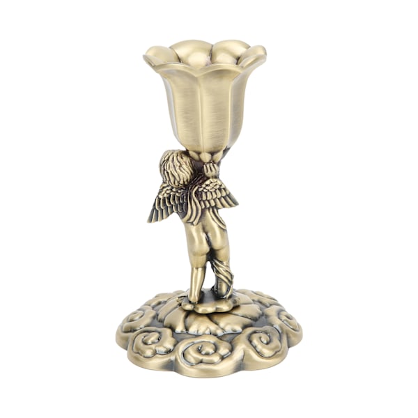 Par Lysestageholder Romantiske Engelgaver til Fødselsdage Jul Jubilæer Halloween Bronze