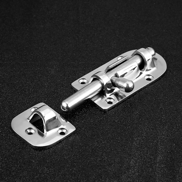 Marinebådsdør i rustfrit stål Vindue Lås Spærre Glide Fatbolt Spænde 110MM