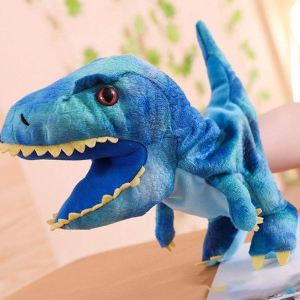Sødt papdyr hånddukke legetøj plys dinosaur dukker dukke til baby børn fødselsdagsgave
