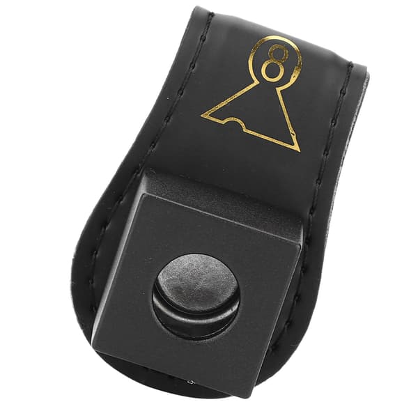 Magnetisk Billardkridtholder med Bælteklips Bærbar Fix Cue Chalk Bag
