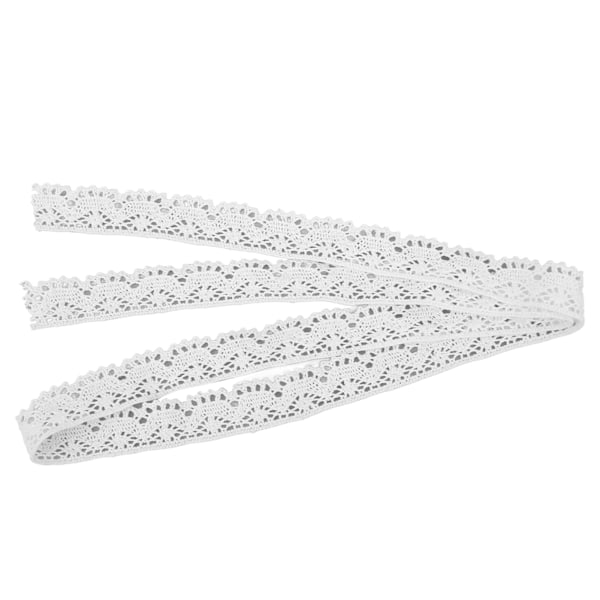 Spetsband DIY Klippning Elegant Stil Tydliga Mönster Quilting Tillbehör för Jul Bröllopsdekoration Vit