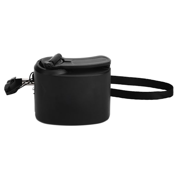 USB Handvev Telefonladdare Bärbar Hand Power USB Laddare för Outdoor Vandring Camping Svart
