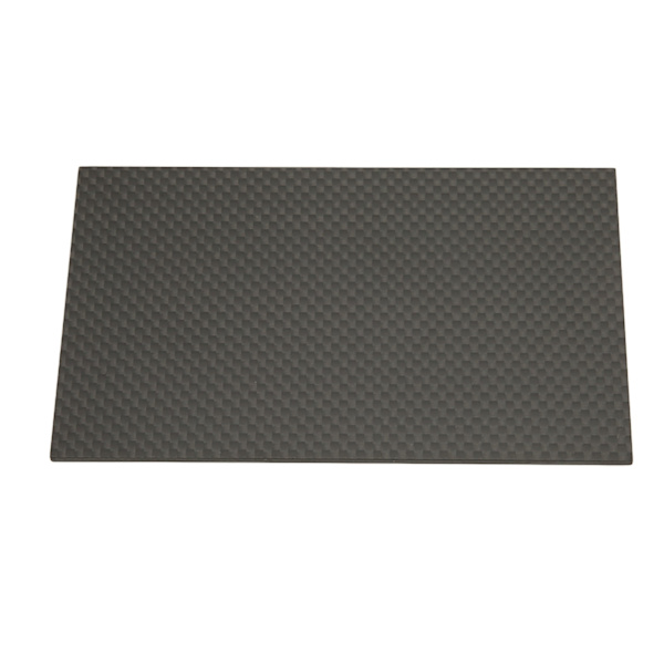 Hög hårdhet 3K kolfiberskiva kyperttyg matt korrosionsbeständig kolfiberskiva för modellflygleksaker 75x125x2,0 mm/3,0x4,9x0,08 tum