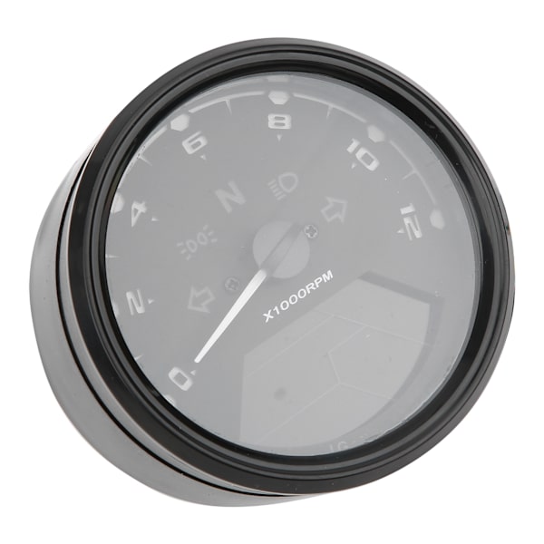 Motorcykel Speedometer LED Multifunktionel Digital Indikator Dial Blå Baggrundsbelysning DC 12V