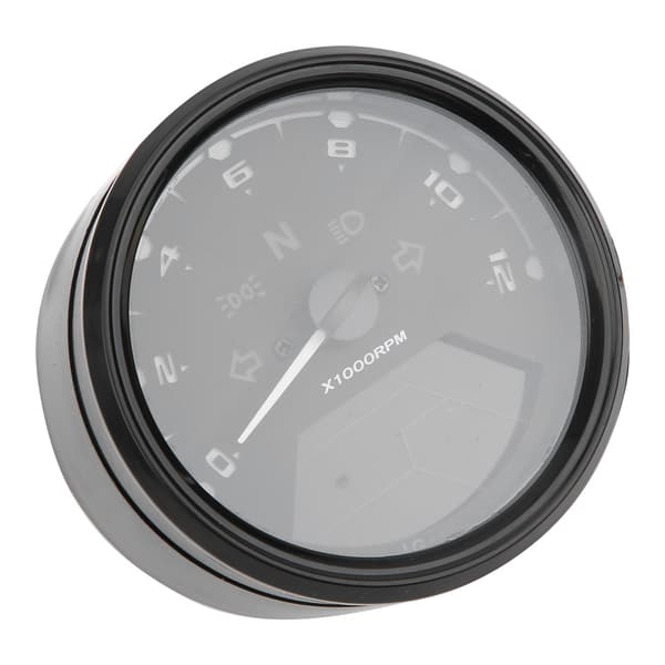 Motorsykkelhastighetsmåler LED Multifunksjons Digital Indikator Dial Blå Bakgrunnsbelysning DC 12V