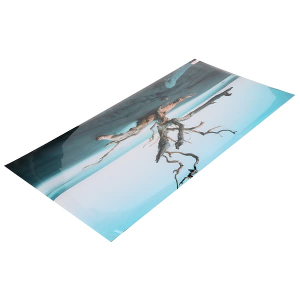 3D PVC Selvklæbende Akvarel Tapet - Sky Withered Tree Design - 91x50cm