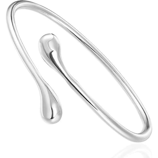 Silverpläterade armband lysande armband (silver)