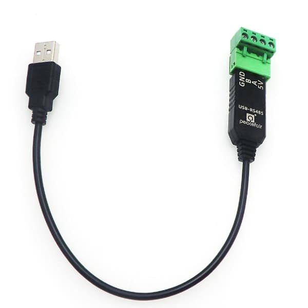 RS485-USB 485-muunnossovitin tukee Win7 XP WIN98 WIN2000 WINXP WIN7 WIN10 VISTA[LD] Black