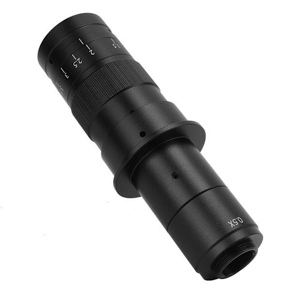 180X zoom monokulært objektiv 25 mm C-monteret legeringsobjektiv til VGA USB industrielt videomikroskopkamera