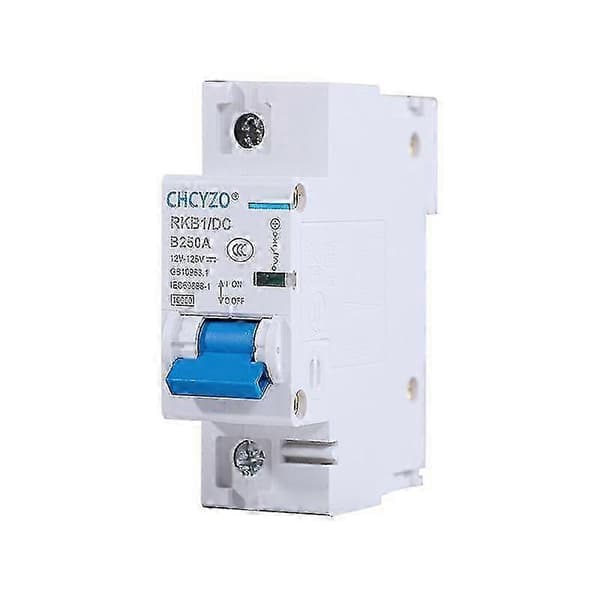 DC 1P kretsbrytare 12-125V Mini bilskydd 80A-250A för elbilsbatteriskydd 200A