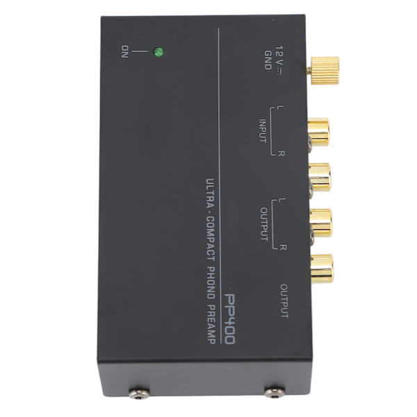 PP400 Phono Preamp Ultra Compact Phono Turntable Preamp for Turntables 100‑240V US Plug