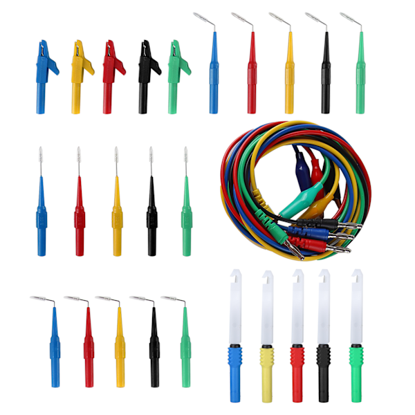 JT8036‑2 Teststikkabel Sæt Multimeter Testledning Multifunktionel Teststik Vandafvisende Testsonde