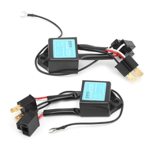 2 stk LED Feilfri Dekoder Frontlys for H4 Polaritetskonverter Anti-Flimmer Feil Eliminering