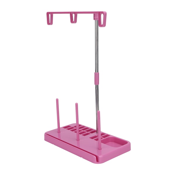 Trådställ 3 Spolhållare Lättvikt Hushållssymaskin Verktyg för Quilting DIY Rosa