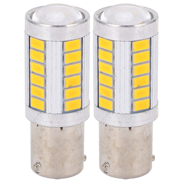 1156 Auton LED-lamppu 5630 33SMD korkea teho signaali, vilkku, jarru, pysäytys, takavalo, DRL, sumuvalo Keltainen valo