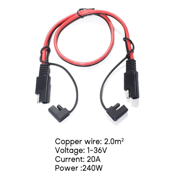Industriel SAE til SAE forlængerkabel 14AWG Quick Disconnect SAE-stik solpanel forlængerkabel til bil[LD]