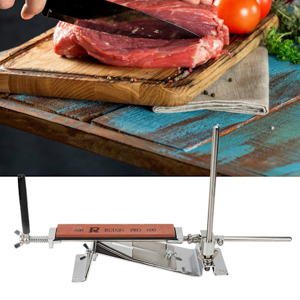 Knivslipare Fast vinkelvässare med 4 slipstenar Flexibelt verktyg för kök