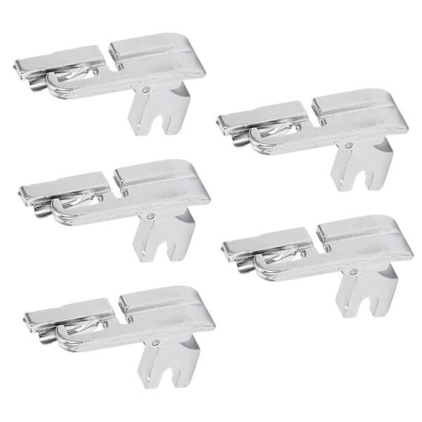 5 stk. Hemmerfod Rustfrit stål Lavt skaft 3MM Multifunktionel Universal Trykfod til Husholdningssymaskiner
