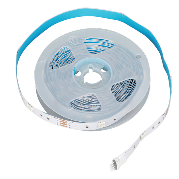 RGB LED-lysstrimler Trykknapsstyring 5V LED-lamper med 3-knapsfunktioner til Soveværelse Køkken Festligheder 2m / 6,6ft