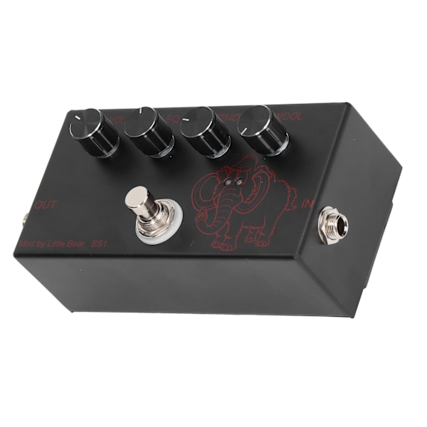 Gitarreffektpedal Bypass-funktion Stabil Kraftfull prestanda för bas, elgitarr DC9‑12V