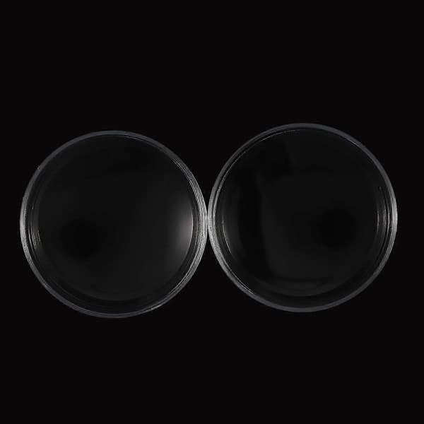 2 st/set 90 mm dimljuslampor härdat glas imfri ersättning Läpinäkyvä väri