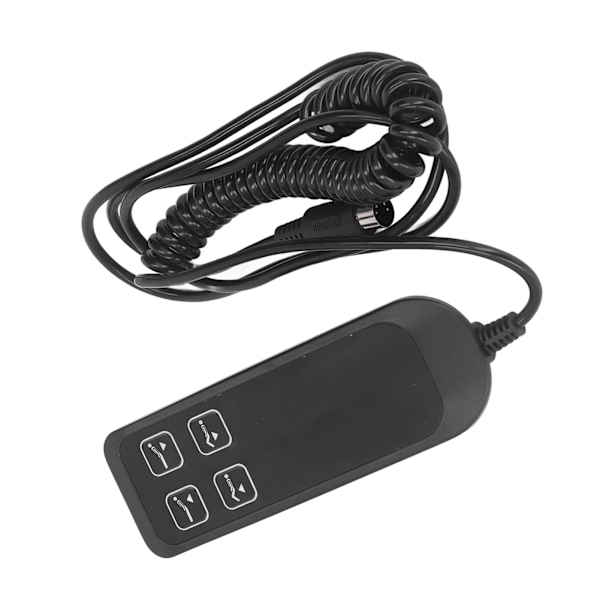 Svart Electric Power Recliner Switch Enkel användning Elektrisk soffkontroll 4-knappar 5-stift för hemmakontor