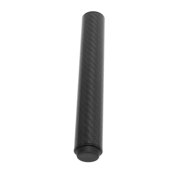 Pool Cue Extension Carbon Fiber Tube Professional Billiard Cue Extender med Bumper Svart 8 Tum