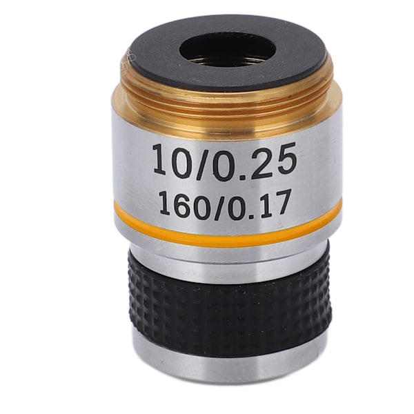 185 akromatisk objektiv genomskinlig standard 20 mm gänga biologiskt mikroskop objektiv 10/0,25