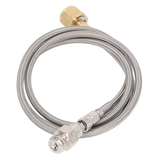 Sodavandsadapter til påfyldning 1500PSI Rustfrit stål CO2-cylinderpatronpåfyldningstankkontakt CGA320 til TR21-4