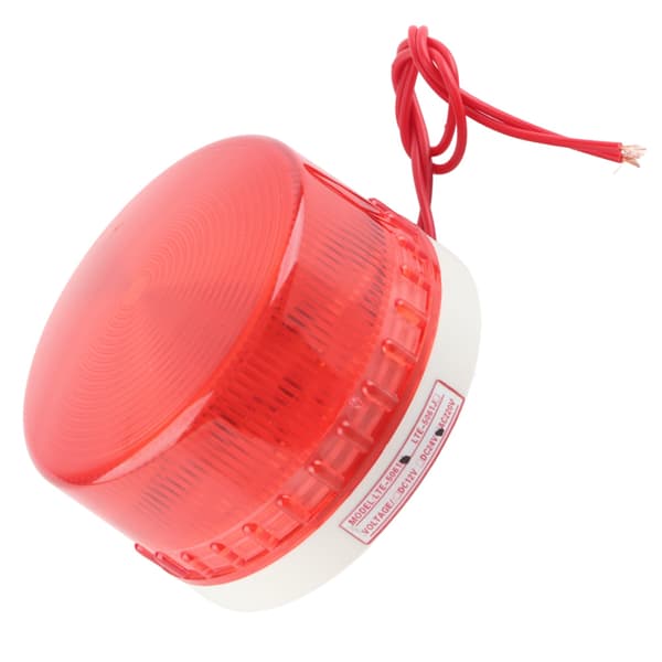 Mini LED Beacon Advarselsblink Strobe Signal Flash Enhed AC220V