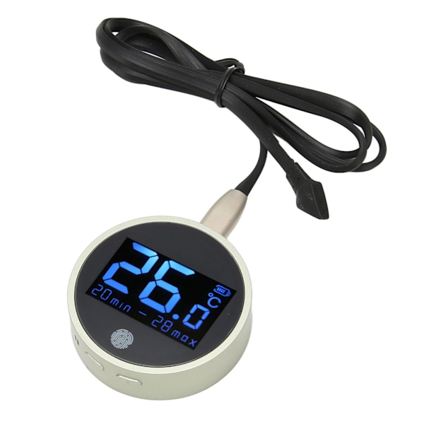 Digital akvariumtermometer med lång sondkabel Hög exakt till ±0,1℃ LED-displaytermometer för akvarium
