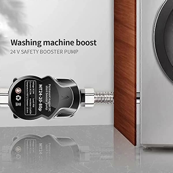LOVIVER Automatisk Vattentrycksboosterpump Hushållsstyrenhet DC 24V Vattentryckspump Kompatibel med Dusch