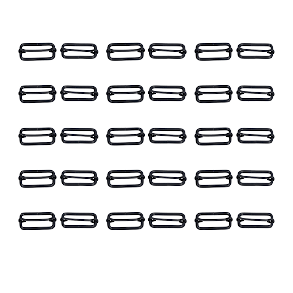 45 mm 30 stk. Hardware Spænde Taske Tilbehør Spænde Webbing Slider til Bagage og Håndtaske