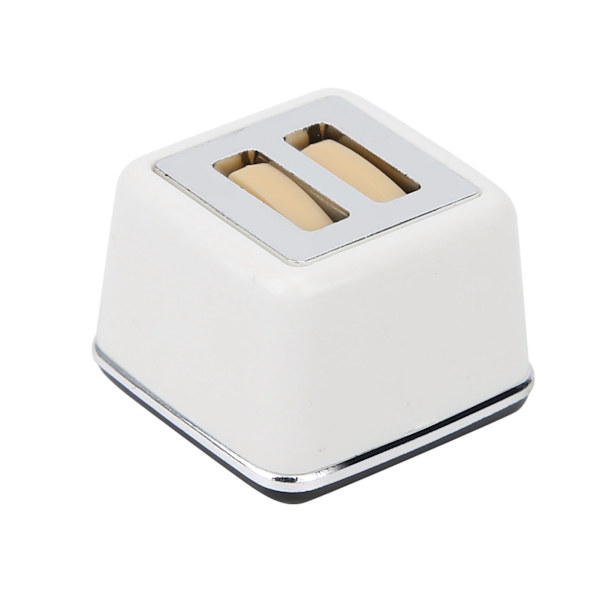 1:12 Miniature Hus Hvidt Brødmaskine Model Simulering Mini Sød Brød Dekoration Legetøj Hvidt Brødmaskine