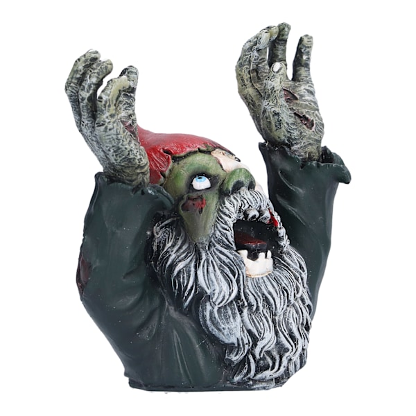 Zombie-kääpiöpuutarha-patsas Skulpttuuri Paha pelottava ulkona Halloween-koriste koriste