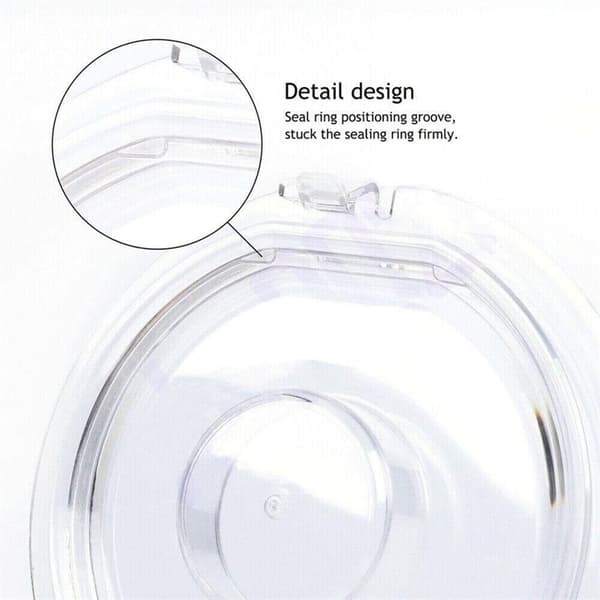 Erstatningslåg til støvbeholder til Dyson V7 V8 SV10 SV11, transparent, ABS