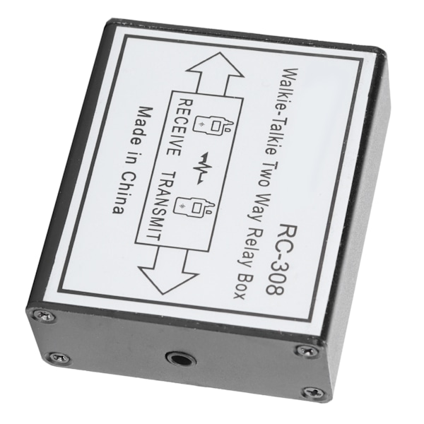 RC‑308 Tvåvägsradio Relä Intercom Reläbox UHF VHF K Port Handhållen Repeater Box