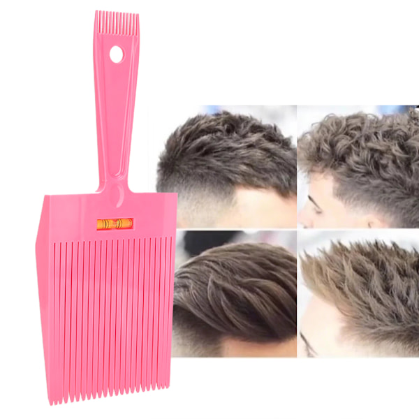 Mænd Flat Top Guide Kam Hårsaks Kam Barber Shop Frisure Tool