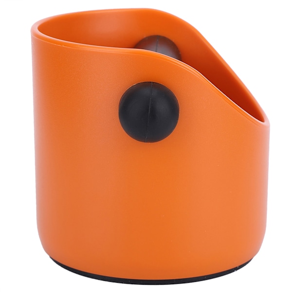Mini kahvinpurubehälter liukumaton Suora portti Kotitalousmaalauksen ämpäri Knock Bin Box (oranssi)