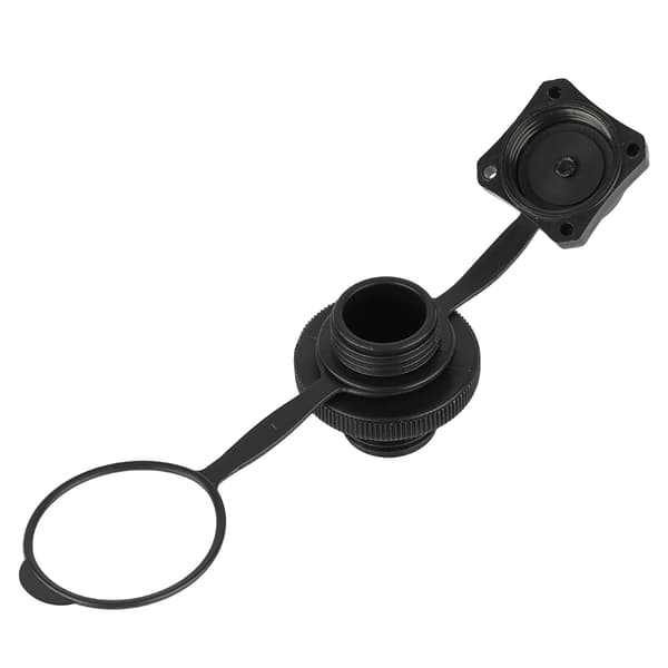 Svart plast oppblåsbar båt luftventil 22,9 mm ytterdiameter