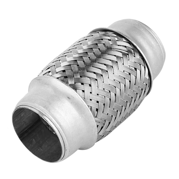 Slitstarkt rostfritt stål SS dubbelflätat flexrör avgasadapterrör 1,5" x 4"